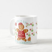 Tasse Gingerbrot - Gemütlicher Winter-Feiertagsfes (Vorderseite Links)