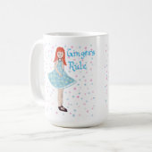 Tasse "Ginger's Rule" von niedlich Little Girl (Vorderseite Links)
