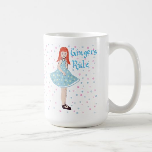 Tasse "Ginger's Rule" von niedlich Little Girl (Rechts)
