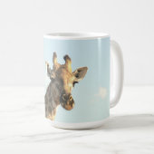 Tasse, Giraffe, "Ich bin bereit für mein Nah-Up" Kaffeetasse (VorderseiteRechts)