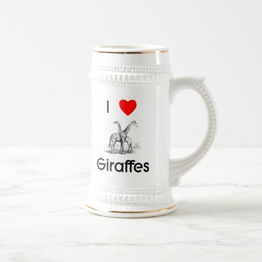 Tasse Giraffen der Liebe I (Rechts)