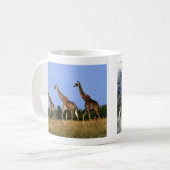 Tasse Giraffen Gruppe (Vorderseite Links)