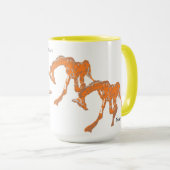 Tasse: Giraffen kämpfen Tasse (VorderseiteRechts)