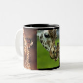 Tasse Giraffen Mutter + Kind (Vorderseite Links)