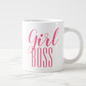 Tasse Girl Boss Personalisierter Name Herz Rosa (Rechts)
