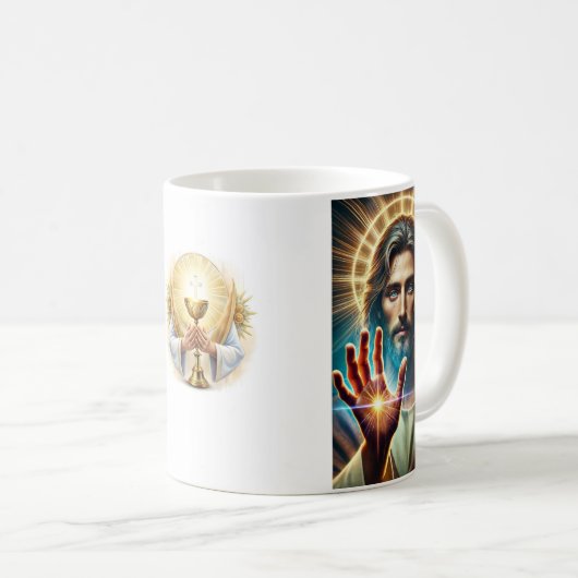 ☕ Tasse & Glaube: Eine Botschaft der Liebe und Hof (VorderseiteRechts)