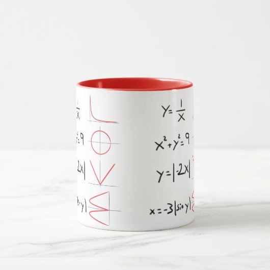 Tasse Gleichung love (Zentrum)