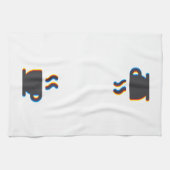 Tasse Glitch Geschirrtuch (Horizontal)