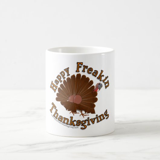 Tasse "glücklichen Freakin Erntedanks" - (Mittel)