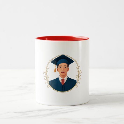 Tasse - Glücklicher Absolvent (Mittel)