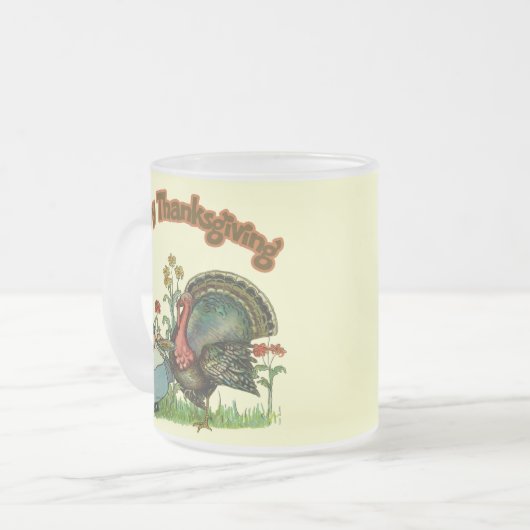 Tasse - glücklicher Erntedank (Vorderseite Links)