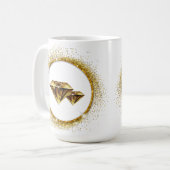 Tasse Gold Diamonds (Vorderseite Links)