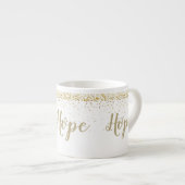 Tasse Gold Peitite Stars Hope Espresso (Vorderseite Rechts)