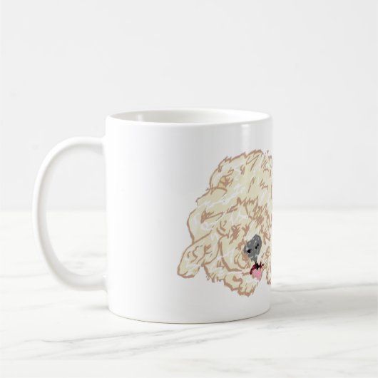 Tasse: Goldendoodle Kaffeetasse (Links)
