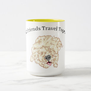 Tasse: Goldendoodle Zweifarbige Tasse