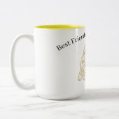 Tasse: Goldendoodle Zweifarbige Tasse (Links)