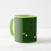 Tasse GOLF GREEN 'GOLF CLUBS' von eliteArtKT (Vorderseite Links)