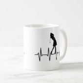 Tasse Golf Heartbeat (VorderseiteRechts)