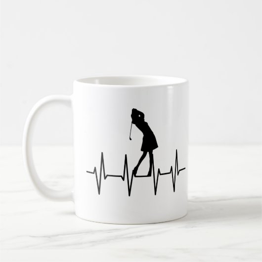 Tasse Golf Heartbeat (Links)