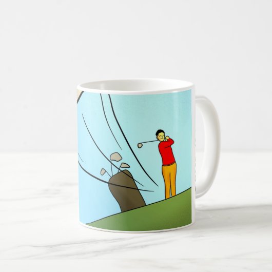 Tasse Golf "Tea" (VorderseiteRechts)