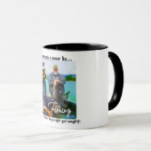 Tasse "Gone Fishing" (VorderseiteRechts)