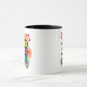 Tasse 'Good Vibes Only' - Farbige Regenbogen-Kaffe (Zentrum)