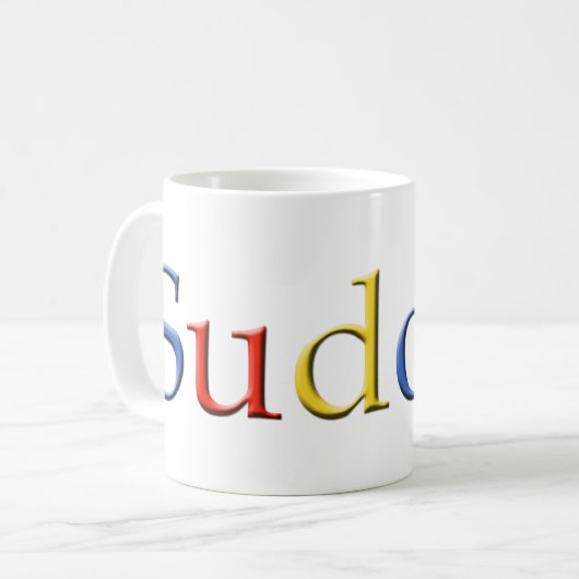 Tasse Google Sudoku (Vorderseite Links)