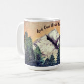 Tasse 'Gott kann Berge bewegen' (Vorderseite Links)