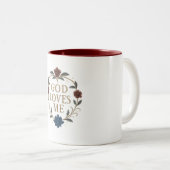 Tasse - Gott liebt mich (VorderseiteRechts)