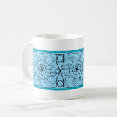 Tasse - Grafikmuster Wasserrad (Vorderseite Links)