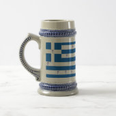Tasse Gray/Blue 22 oz Stein Griechische Flagge (Links)