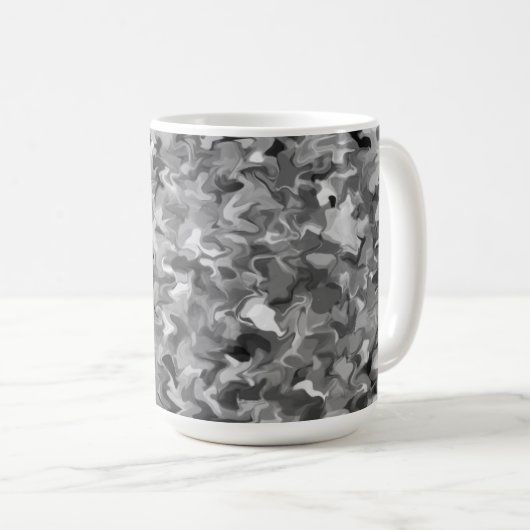 Tasse Gray Swirl 15oz (VorderseiteRechts)