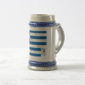 Tasse Grecian Evzone mit griechischer Flagge (VorderseiteRechts)