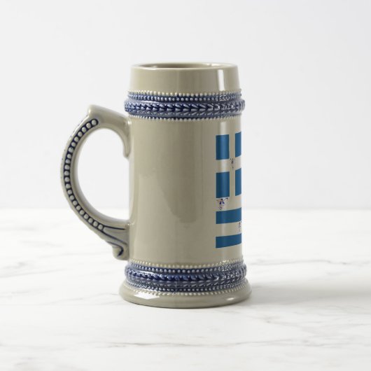 Tasse Grecian Evzone mit griechischer Flagge (Links)