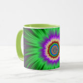 Tasse Green Star Burst (Vorderseite Links)