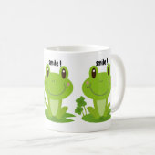 Tasse grenouille personnalisé, Tasse à café grenou (VorderseiteRechts)