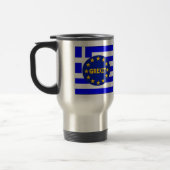 Tasse griechische Flagge EU Grexit (Links)