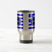 Tasse griechische Flagge EU Grexit (Mittel)