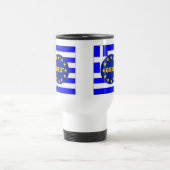 Tasse griechische Flagge EU Grexit (Mittel)