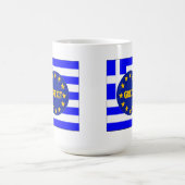 Tasse griechische Flagge EU Grexit (Mittel)