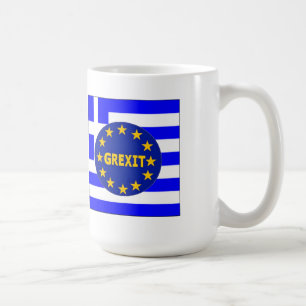 Tasse griechische Flagge EU Grexit