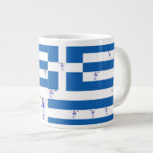 Tasse / Griechische Flagge / Evzones (Vorderseite Rechts)