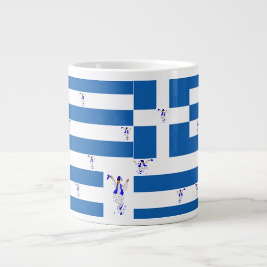 Tasse / Griechische Flagge / Evzones (Vorderseite)