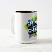Tasse Grind und Shine (Vorderseite Links)