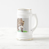 Tasse/Grizzlybär Bierglas (VorderseiteRechts)