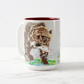 Tasse/Grizzlybär Zweifarbige Tasse (Vorderseite Links)