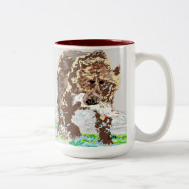 Tasse/Grizzlybär Zweifarbige Tasse