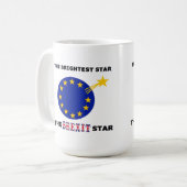 Tasse Großbritannien: Der Brexit-Star (Vorderseite Links)