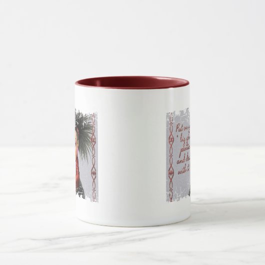 Tasse "großer Mädchen-Schlüpfer " (Zentrum)