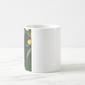 Tasse grüne Blumen natürlich (Mittel)